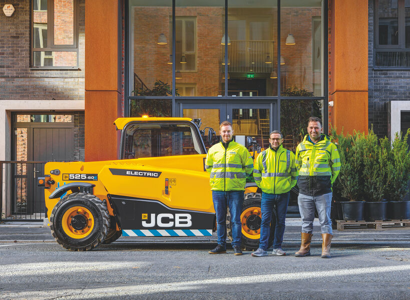 JCB純電動伸縮臂叉裝車525-60E批量銷售！